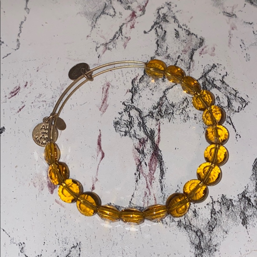 Alex & Ani amber bangle